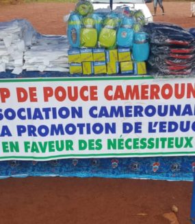 Distribution de fourniture scolaires le 26 Septembre 2020